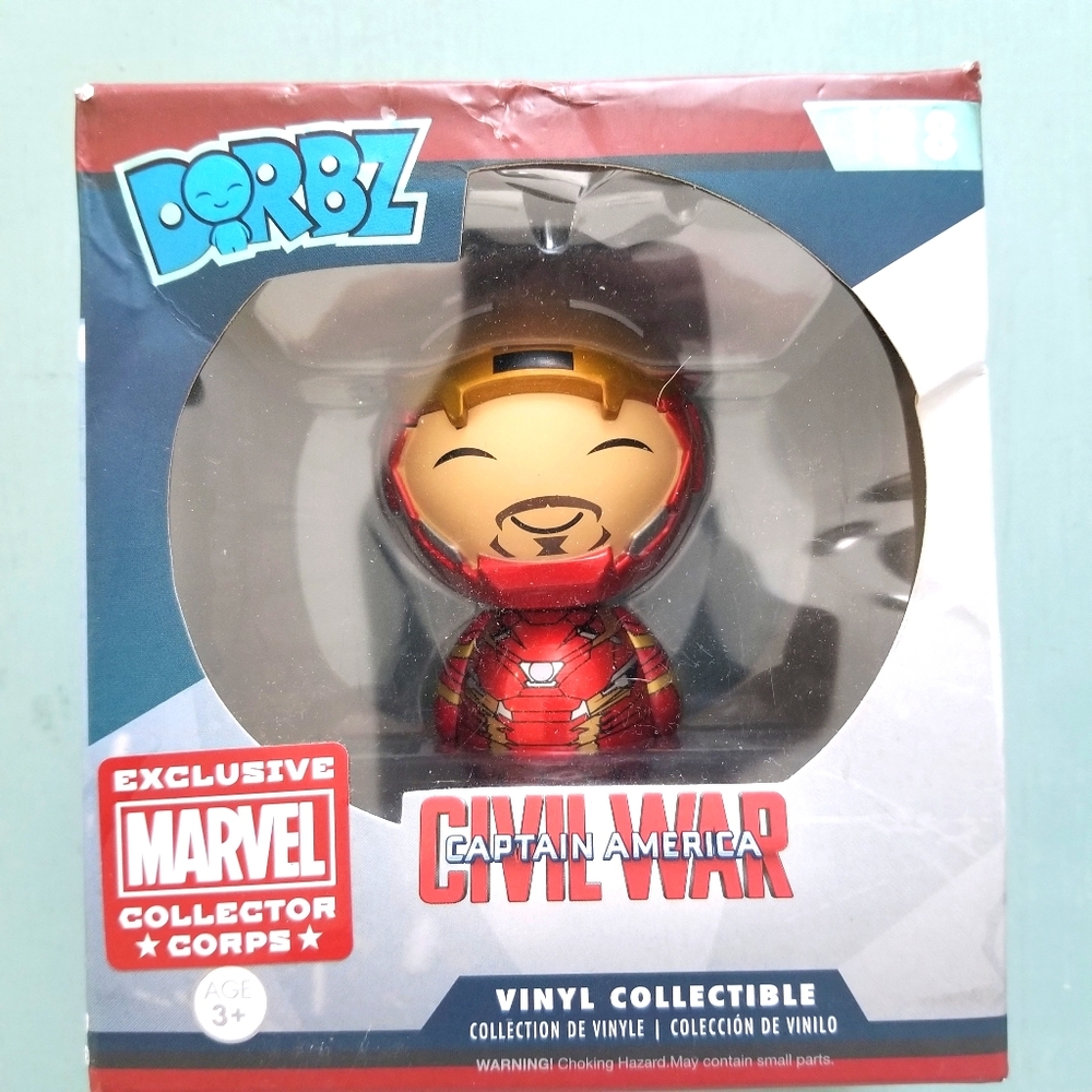 FUNKO DORBZ CAPTAIN AMERICA CIVIL WAR IRON MAN‎ MAR
